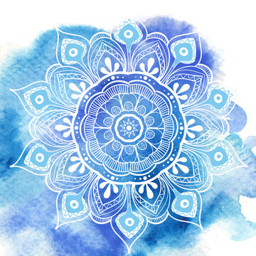 Flower Mandala. Vintage tattoo decorative elements. Oriental pattern, vector illustration. Islam, Arabic, Indian, moroccan,spain, turkish pakistan chinese mystic ottoman motifs Coloring book page