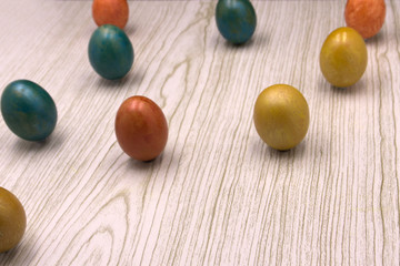Easter colored eggs religion safe shell shiny spring,