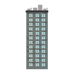 Office building isolated vector illustration graphic design