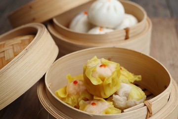 Chinese steamed dumplings and buns