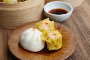 Chinese steamed dumplings and buns