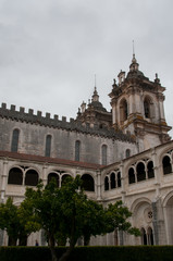 Fototapeta na wymiar Mosteiro de Alcobaça, em Portugal, classificado como património da humanidade pela Unesco