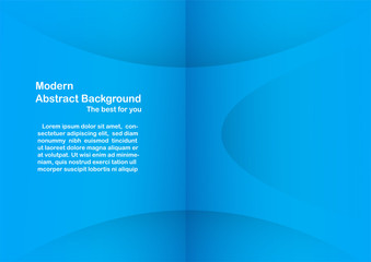Abstract blue background with copy space for white text. Modern template design for cover, brochure, flyer, web banner and magazine.