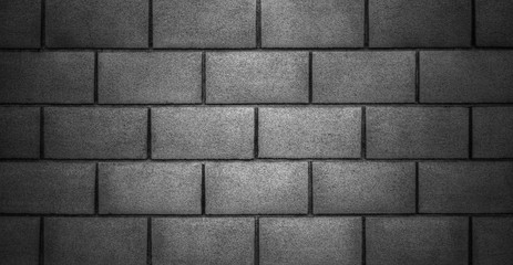 Stylish stone wall background in black and white