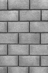 Fototapeta premium Stylish stone wall background in black and white