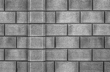 Stylish stone wall background in black and white
