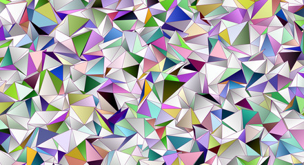 Abstract background, mosaic triangulated