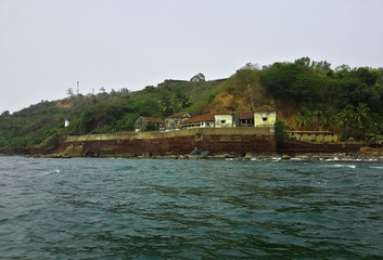 Old fort of Goa India 