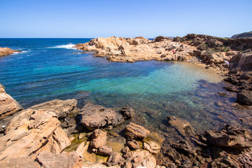 Fototapeta na wymiar Cala Pregonda, Menorca, Spain