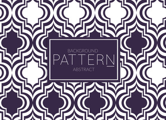 Dark blue on white Abstract geometric vector pattern
