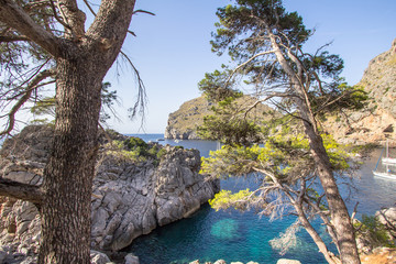 Port Sa Calobra on Mallorca, Spain