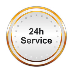 Luxus Button weiß - 24h Service