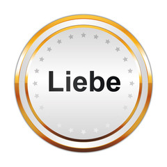 Luxus Button weiß - Liebe