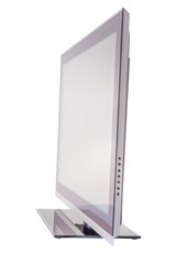 Stylish slim TV side view