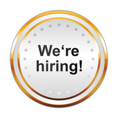 Luxus Button weiß - We're hiring