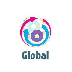 vector logo globe