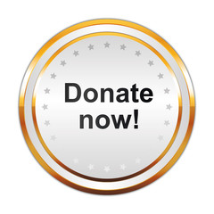 Luxus Button weiß - Donate now