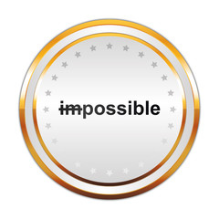 Luxus Button weiß - im/possible