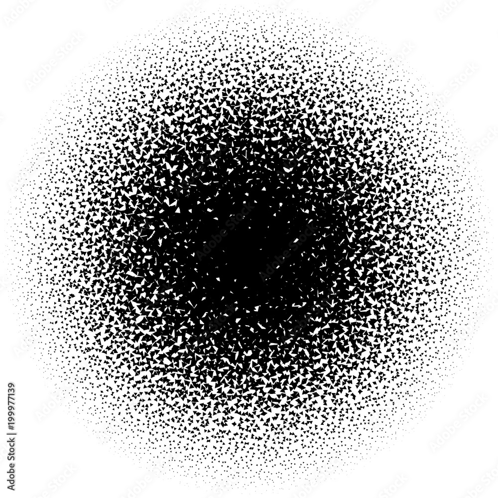 Fototapete halftone element. abstract geometric graphic with half-tone pattern