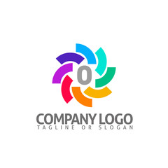 O LETTER LOGO TEMPLATE