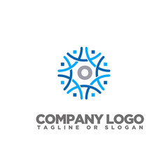 Fototapeta premium O LETTER LOGO TEMPLATE