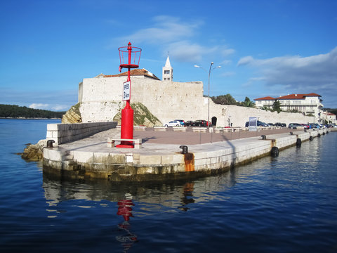 Lighthouse on promenade