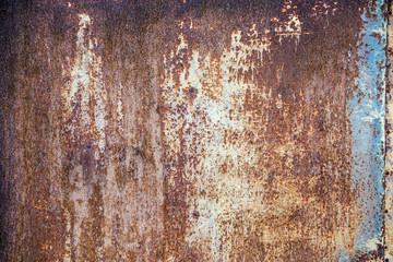 Metal rusty surface, dirty old background, rust iron texture