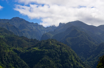 Landscape near Sao Jorge, Madeira island, Portugal