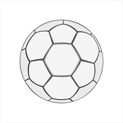 Obraz premium realistic soccer ball