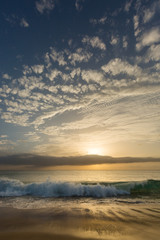 Fototapeta na wymiar Sky and ocean at sunset