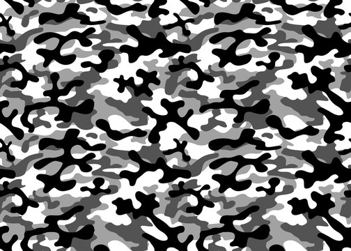 texture military camouflage repeats seamless army black white hunting print
