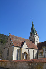 Fototapeta na wymiar Klosterkirche von Blaubeuren, Bayern