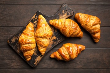 Fresh butter croissants