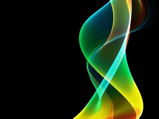 Elegant Abstract Colorful Wave