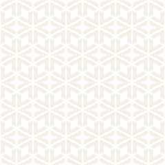 Fototapeta premium Vector seamless subtle lattice pattern. Modern stylish texture with monochrome trellis. Repeating geometric grid.