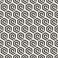 Vector seamless lines mosaic pattern. Modern stylish abstract texture. Repeating geometric tiles