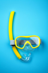 Snorkeling mask and tube