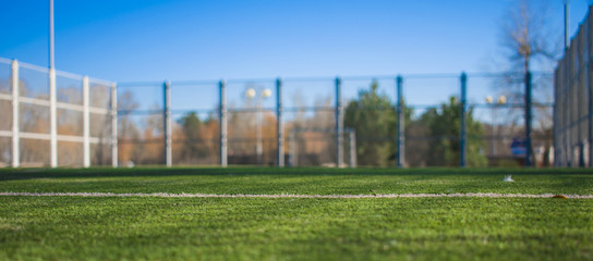 football field in the park