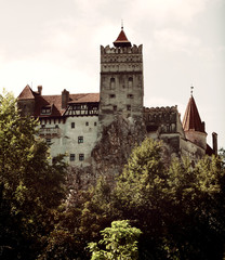 Fototapeta na wymiar Bran Castle, Romania