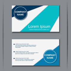 Business visiting card vector design template 