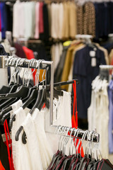 Obraz premium Fashionable clothes shop