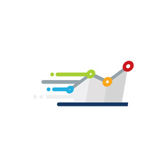 Stats Speed Logo Icon Design