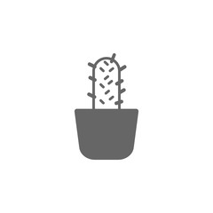 Cactus icon. Simple element illustration. Cactus symbol design template. Can be used for web and mobile