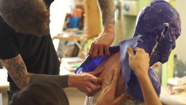 Special Effects Makeup at cinema - Prosthetic makeup, FX prosthesis
