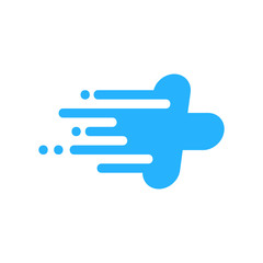 Medical Speed Logo Icon Design