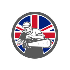 British Arborist Union Jack Flag Icon