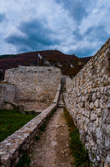 Path in the fortress of Travnik