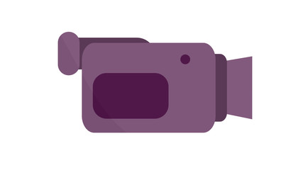 Camcorder video camera Icon symbol purple pink