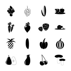 Fruits And Vegetables with popcorn, trepang and radish