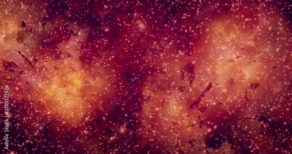 Canvas Prints realistic 4k explosion and blasts. vfx element.